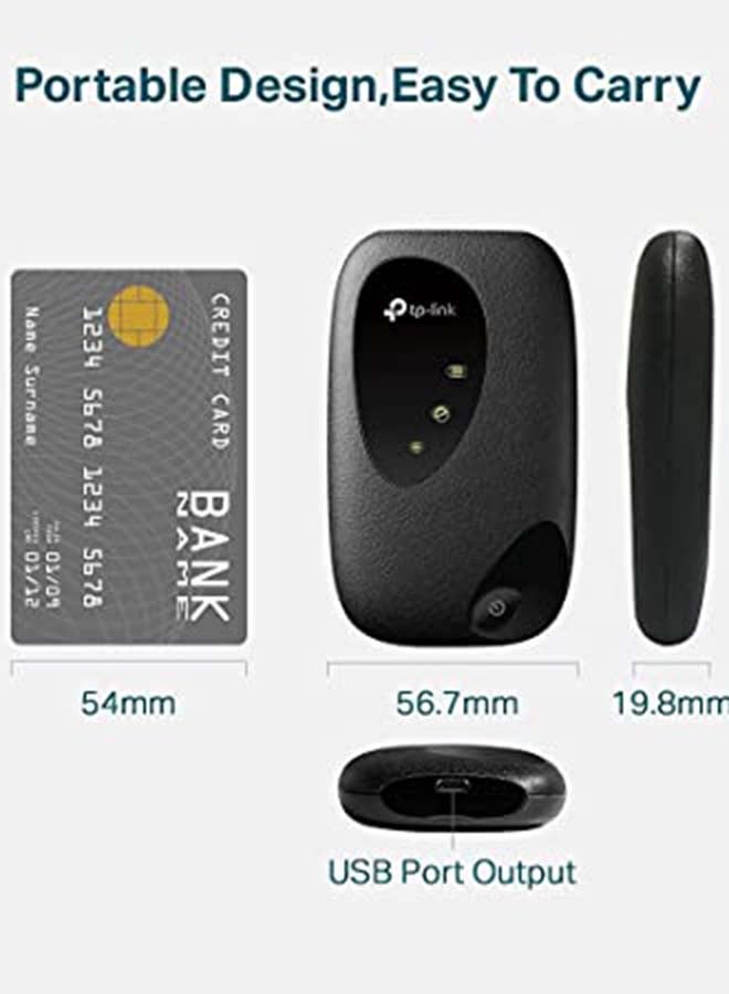 TP-LINK - 4G LTE Mobile Wi-Fi Router Black - Image 1