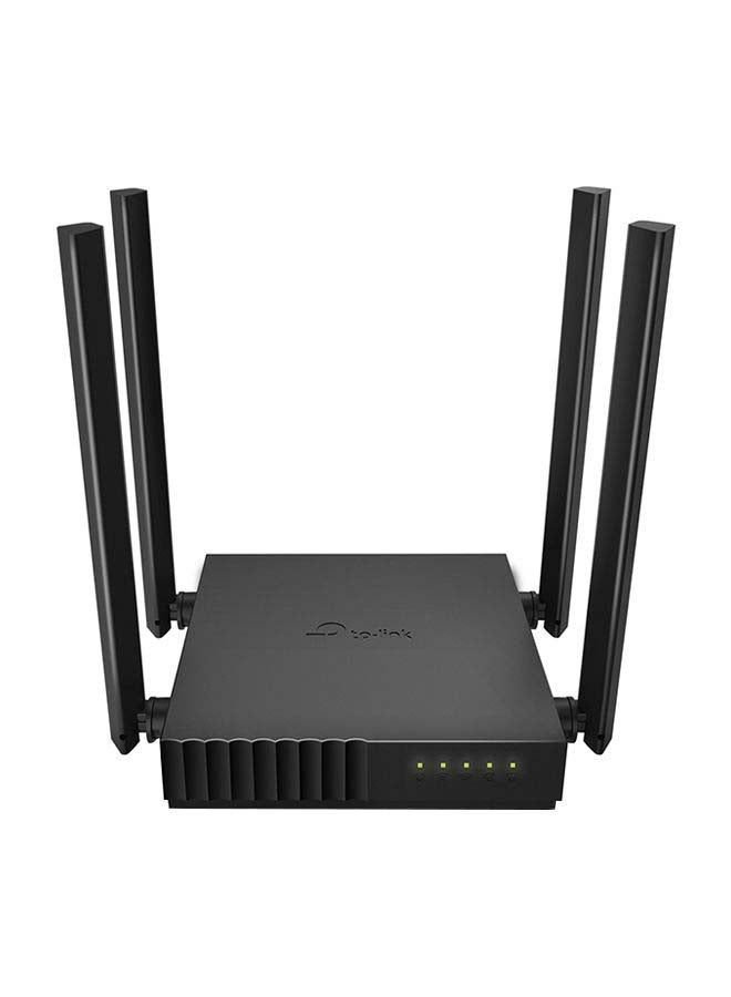 Archer C54 AC1200 Dual Band Wireless MU-MIMO Router, 4 External Antennas, Multi-Mode 3 in 1, Long Range Coverage, Parental Controls Black 