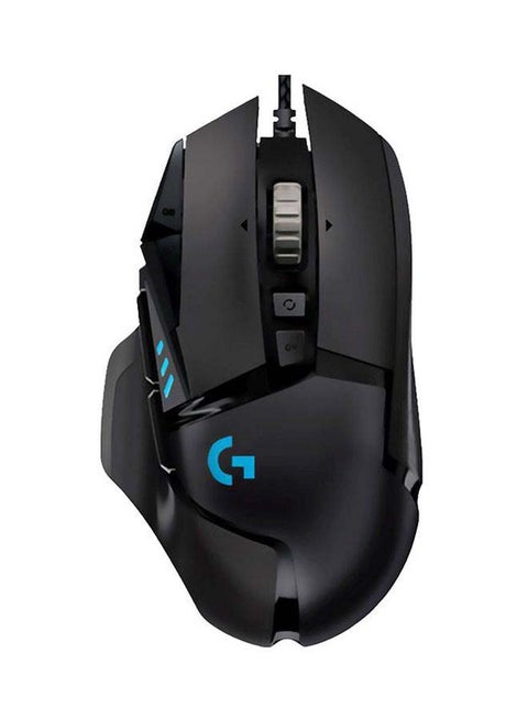 G502 Lightspeed Wireless Optical Gaming Mouse with RGB Lighting Black/Blue