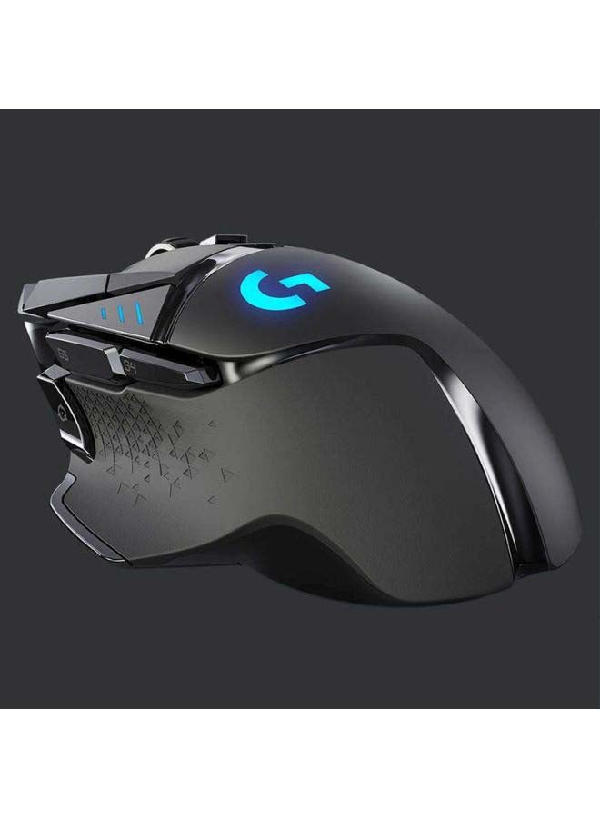 Logitech - G502 Lightspeed Wireless Optical Gaming Mouse with RGB Lighting Black/Blue - Image 1