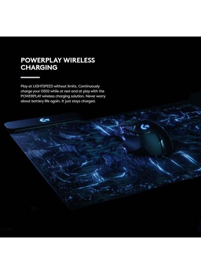 Logitech - G502 Lightspeed Wireless Optical Gaming Mouse with RGB Lighting Black/Blue - Image 1