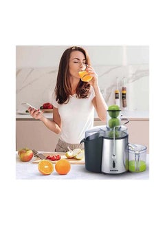 Juice Extractor with 2 Speeds - 1.8L Large Pulp Container | Whole Fruit Juice Extractor with Stainless Steel Body & Mesh Strainer | Motor Overheat Protection 1.8 L 850 W SPJ-501(VDE) Black/Silver/Clear - v1668779474/N11043411A_5