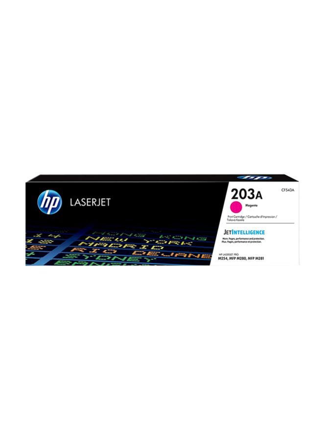HP - HP 203A Magenta Original Laserjet Toner Cartridge [CF543A] | Works with HP LaserJet Pro M254, M280, M281 Printers Magenta - Image 1