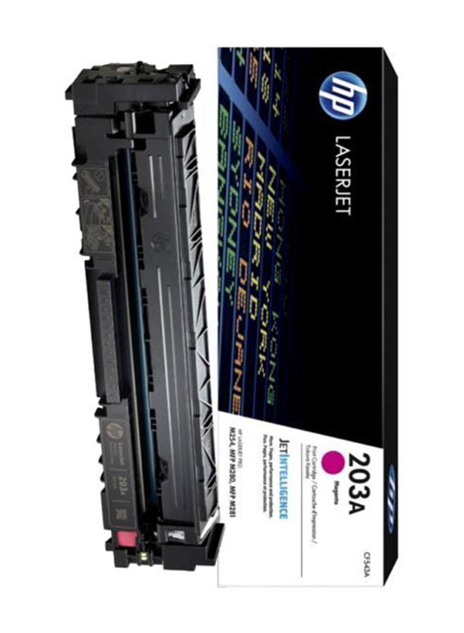 HP - HP 203A Magenta Original Laserjet Toner Cartridge [CF543A] | Works with HP LaserJet Pro M254, M280, M281 Printers Magenta - Image 1