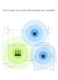 Mi Wi-Fi Range Extender Pro Wifi Repeater, Network Expander/ 2 External Antenna/ Up to 300Mbps / Up to 16 devices Connectivity / Plug & Play Black - v1668779488/N13658908A_5