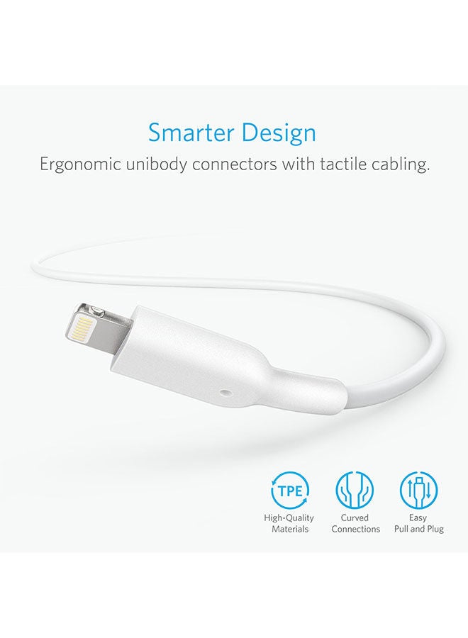 Powerline II Cable (6ft) MFi Certified for iPhone 11/11 Pro/11 Pro Max/Xs/XS Max/XR/X/8/8 Plus/7/7 Plus/6/6 Plus White - v1668779490/N15070667A_5