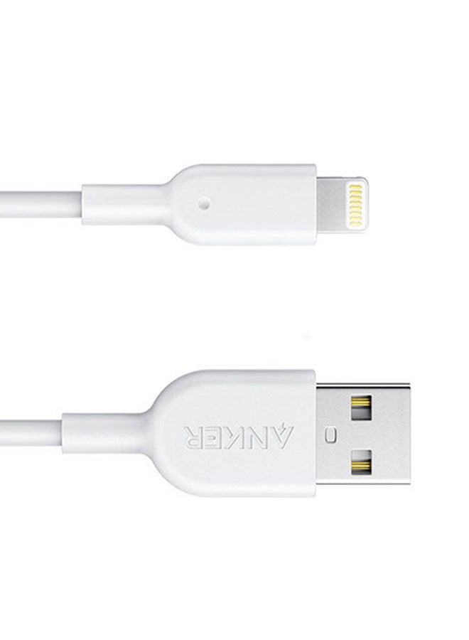 Powerline II Cable (6ft) MFi Certified for iPhone 11/11 Pro/11 Pro Max/Xs/XS Max/XR/X/8/8 Plus/7/7 Plus/6/6 Plus White - v1668779490/N15070667A_9