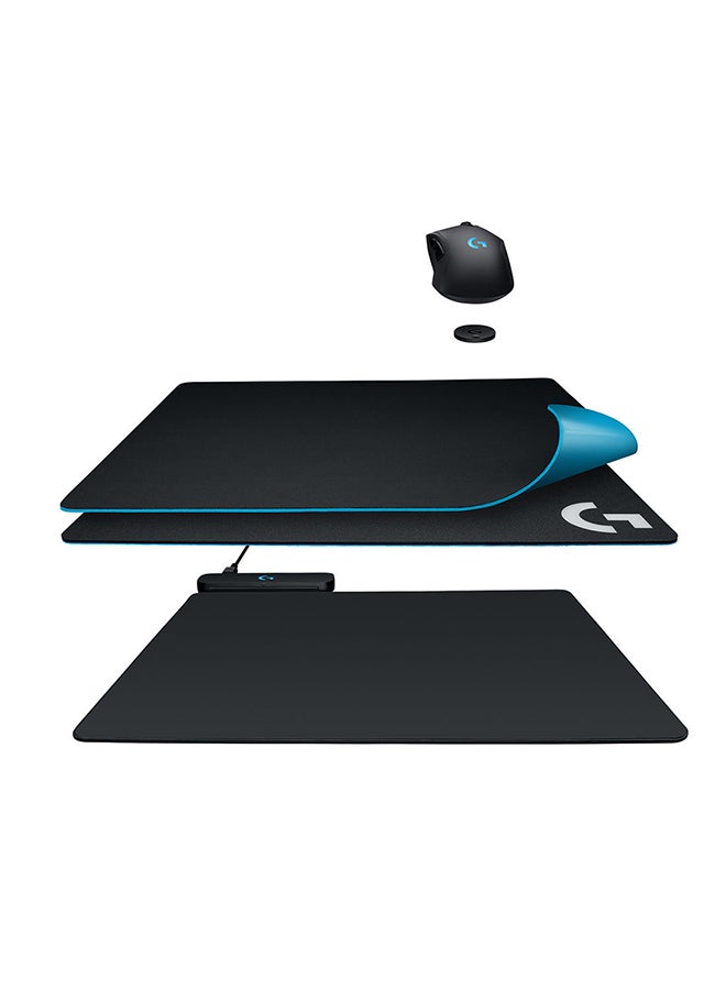 Logitech - G Powerplay Wireless Charging Mouse Pad, Cloth And Hard Gaming Mouse Pad Included, USB-Connection, RGB Lighting, Compatible With G502 Lightspeed, G PRO Wireless & Superlight, G903, G703 - Image 1