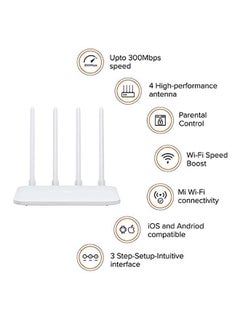 Xiaomi Mi WIFI Router 4C Roteador APP Control 64 RAM 802.11 b/g/n 2.4G 300Mbps 4 Antennas Wireless Routers Repeater for Home White  - Image 5