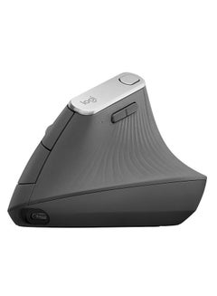 Logitech MX Vertical Ergonomic Wireless Mouse With USB Receiver Graphite  - Image 2