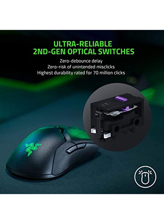 RAZER - Razer Viper Ultimate Hyperspeed Lightest Wireless Gaming Mouse - 20K DPI Optical Sensor, Chroma RGB Lighting, 8 Programmable Buttons (Without Charging Dock) - - Image 1