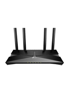 TP-LINK Archer AX20 AX1800 Dual Band WiFi 6 Router, Quad-Core Processing, Gigabit LAN & USB Ports, WPA3 Cyber Security, Parental Controls, Long Range Coverage, Works with Alexa Black  - Image 1
