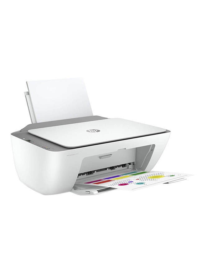 HP - Deskjet 2720 All-in-One Printer,Wireless/Print/Copy/Scan [3XV18B] White - Image 1
