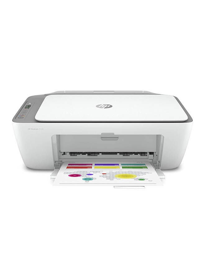 HP - Deskjet 2720 All-in-One Printer,Wireless/Print/Copy/Scan [3XV18B] White - Image 1
