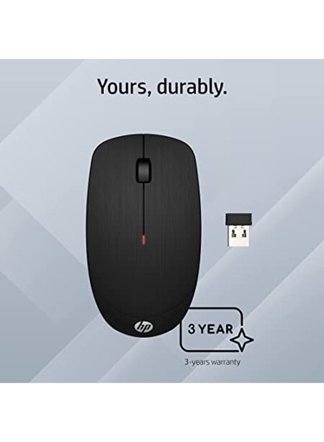 HP - Wireless Mouse X200 Black/Silver - Image 1