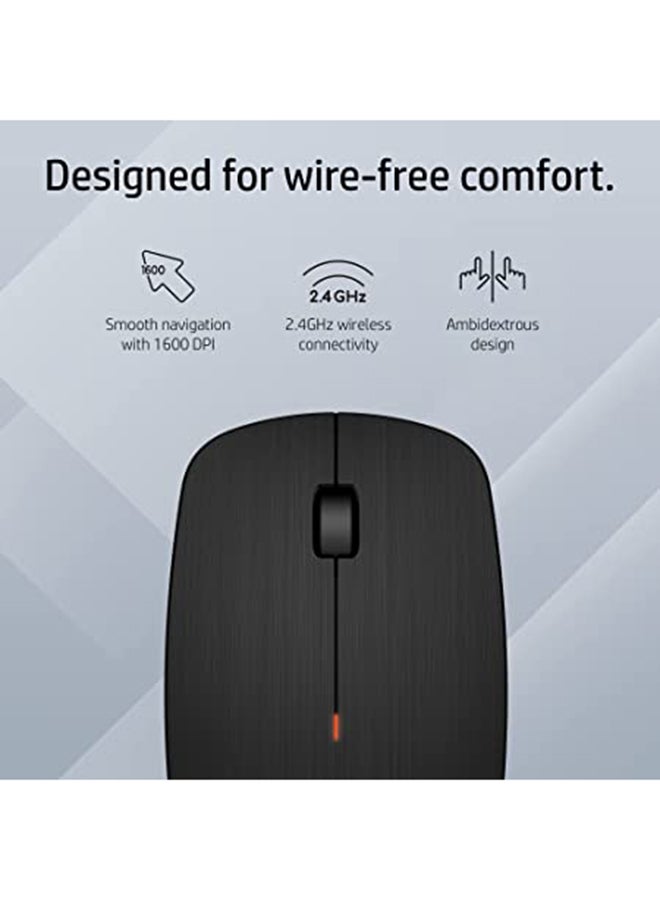 HP - Wireless Mouse X200 Black/Silver - Image 1