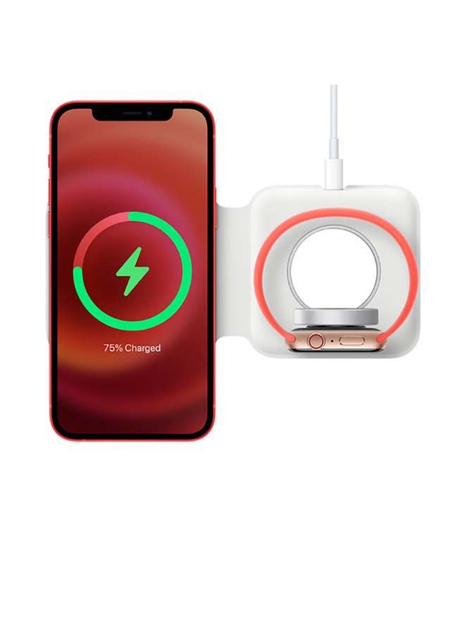 Apple - MagSafe Duo Charger White - Image 1
