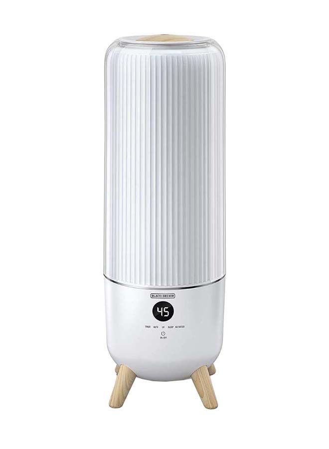 Digital Humidifier, Remote Control, Auto Mode, Sleep Mode, 3 Mist Levels, Environment Sensor, Continuous Operation up to 40 Hours, Covers 430Sq Ft, HM6000-B5 White - v1668779833/N45944514A_1