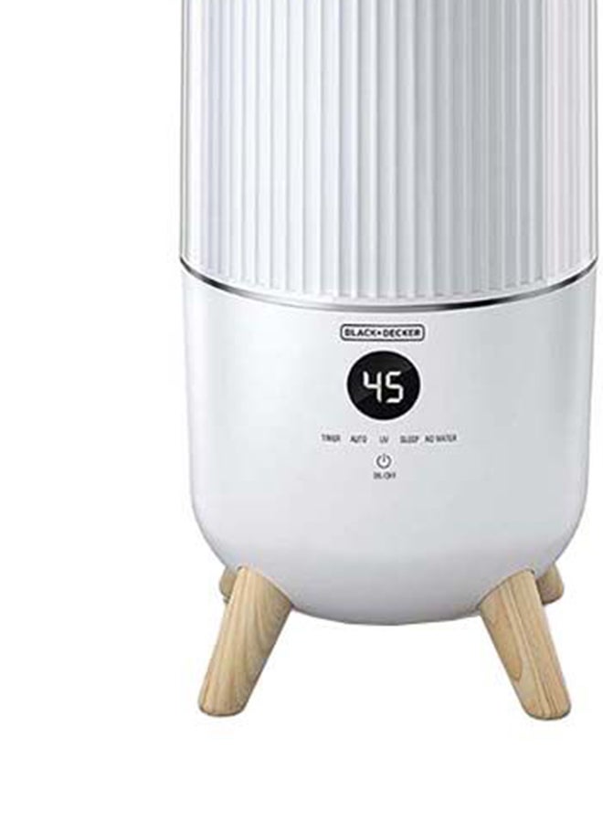 Digital Humidifier, Remote Control, Auto Mode, Sleep Mode, 3 Mist Levels, Environment Sensor, Continuous Operation up to 40 Hours, Covers 430Sq Ft, HM6000-B5 White - v1668779835/N45944514A_10