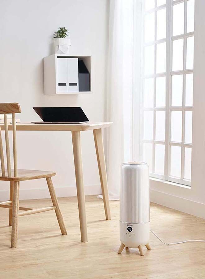 Digital Humidifier, Remote Control, Auto Mode, Sleep Mode, 3 Mist Levels, Environment Sensor, Continuous Operation up to 40 Hours, Covers 430Sq Ft, HM6000-B5 White - v1668779835/N45944514A_7