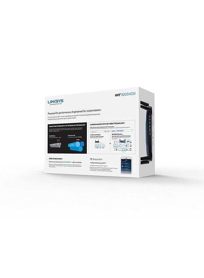 LINKSYS - WRT3200 AC3200 MU-MIMO Dual-Band Gigabit Router Blue - Image 1