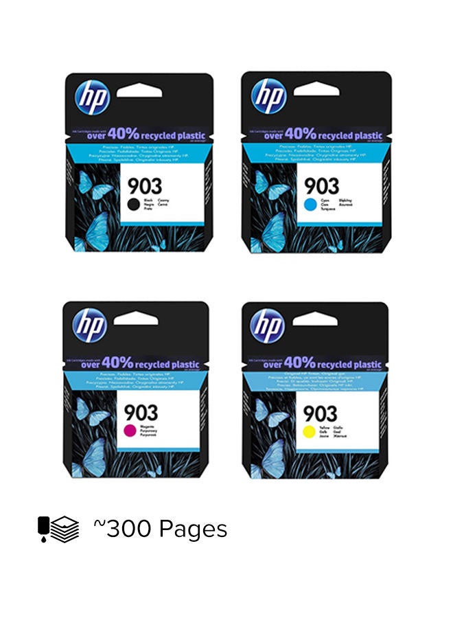 HP - Pack Of 4 903 Ink Cartridge Set Multicolor - Image 1