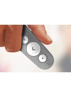 Logitech R500 Wireless Presentation Remote, 2.4 GHz and Bluetooth, USB-Receiver, Red Laser Pointer, 20-Meter Operating Range, 3 Buttons, PC/Mac/Android/iOS Grey  - Image 4