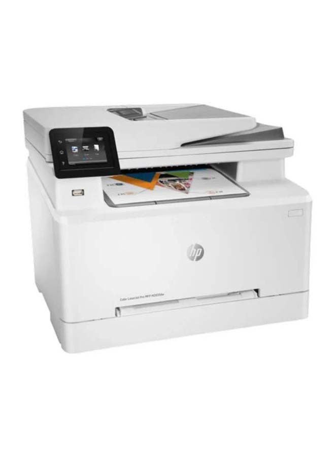 M283fdw Color LaserJet Pro Multi-Function Printer, Print, Copy, Scan, Fax, 22 ppm Print Speed, 600 x 600 dpi Resolution, 2.7" Color Touchscreen, 50-Page ADF for Scanning and Copying | 7KW75A White - v1668790207/N37596605A_3