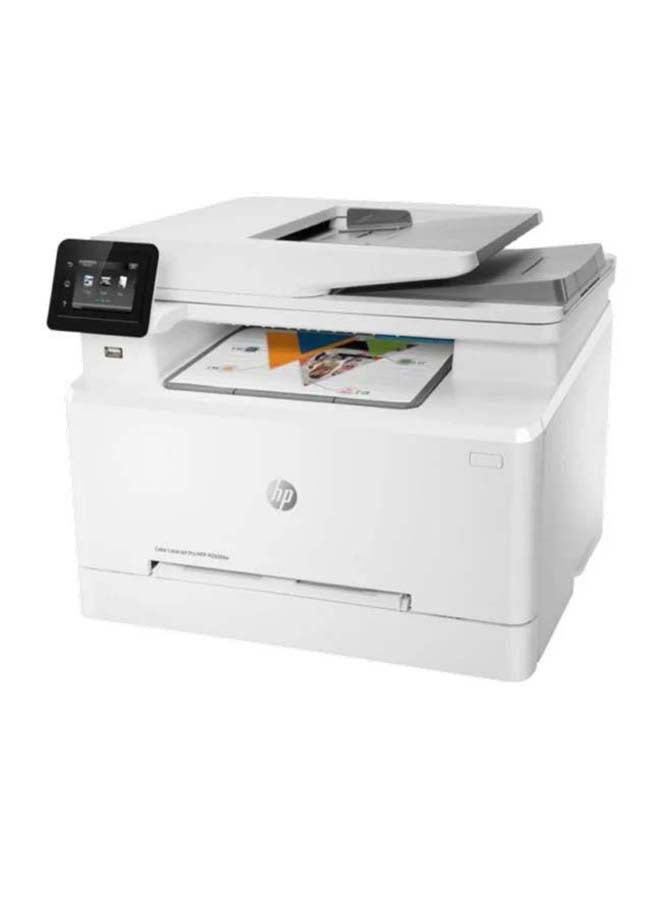 HP - M283fdw Color LaserJet Pro Multi-Function Printer, Print, Copy, Scan, Fax, 22 ppm Print Speed, 600 x 600 dpi Resolution, 2.7" Color Touchscreen, 50-Page ADF for Scanning and Copying | 7KW75A White - Image 1
