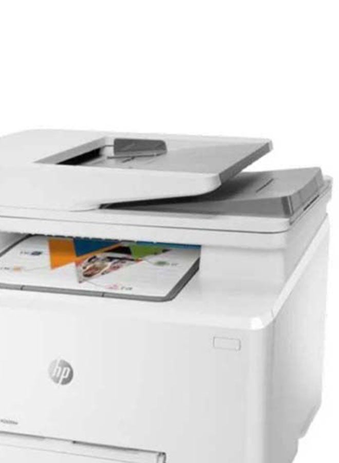 HP - M283fdw Color LaserJet Pro Multi-Function Printer, Print, Copy, Scan, Fax, 22 ppm Print Speed, 600 x 600 dpi Resolution, 2.7" Color Touchscreen, 50-Page ADF for Scanning and Copying | 7KW75A White - Image 1