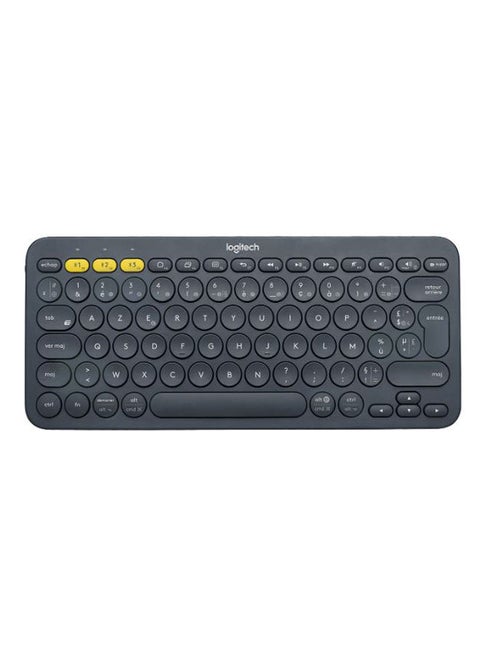 لوحة مفاتيح K380 لاسلكية متعددة الأجهزة، لغة الإنجليزية الأمريكية لنظام التشغيل Windows أو Apple iOS/TV أو Android أو Chrome