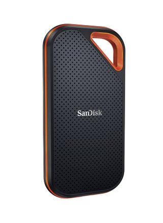 2 TB Extreme PRO Portable SSD 2TB 2000MB/s Read/Write, USB 3.2 Gen 2 x2, IP65 Water & Dust Resistant, 3m Drop Protection, 256-bit AES Encryption, Forged Aluminum Chassis | SDSSDE81-2T00-G25 2 TB - v1668790227/N45336482A_1