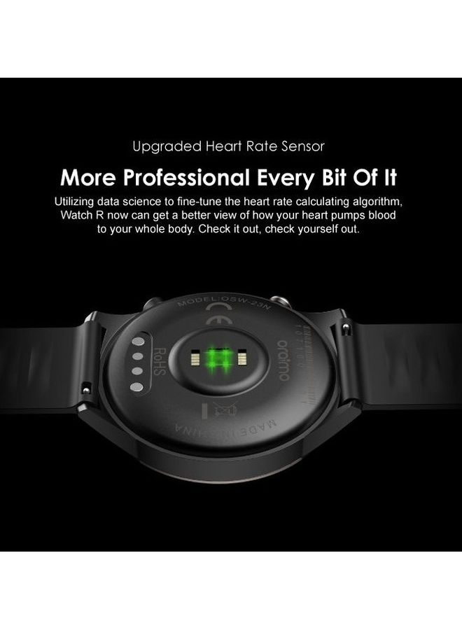 Oraimo 200.0 mAh OSW-23N Smart Watch 1.32-inch HD Full Color Touch Screen Build In Fitness Tracker Heart Rate & Blood Oxygen Monitor Gold - Image 4