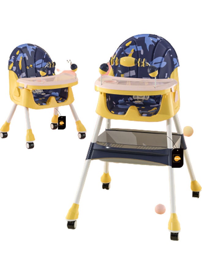 Kidle Easy To Clean Multi Functional Folding Portable Cartoon Baby Dining Chair  - Image 1