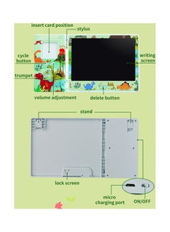 كيدل LCD القراءة والكتابة التعليم المبكر تطوير الكمبيوتر اللوحي سنتيمتر بطاقات فلاش لعب هدايا للأطفال الصغار  - Image 2