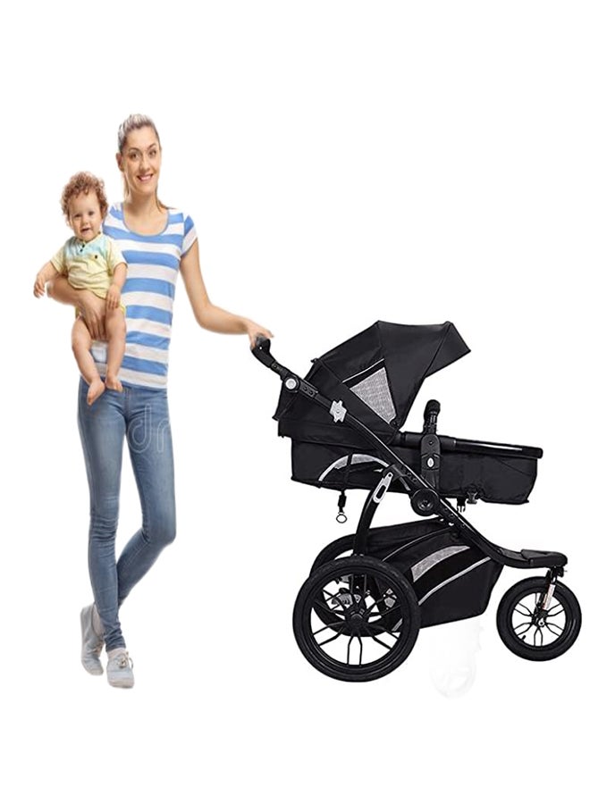 babytrend - Bolt Performance Snap Tech Jogger Stroller System - Black - Image 1