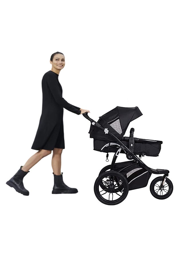 babytrend - Bolt Performance Snap Tech Jogger Stroller System - Black - Image 1