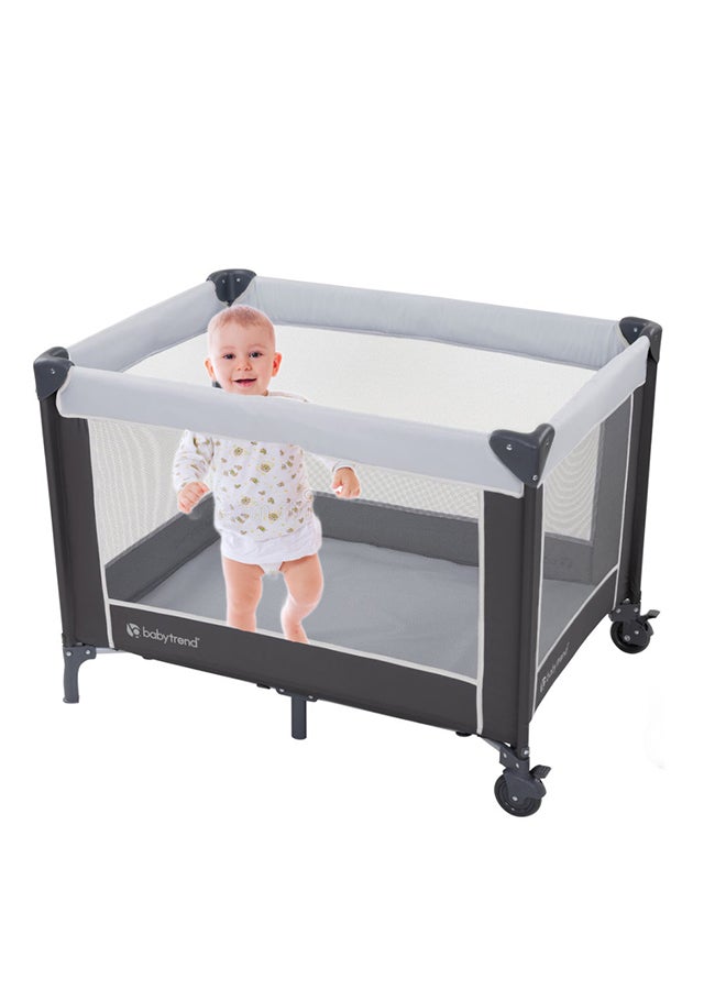 babytrend - Portable Playard Twinkle Midnight - Image 1