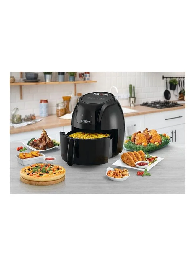 BLACK+DECKER 5.6L/1.5Kg XL Digital Air Fryer For Frying, Grilling, Broiling, Roasting, and Baking 5.6 L 1800 W ‎AF625-B5 Black