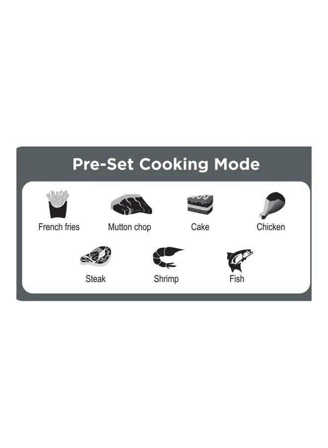 BLACK+DECKER 5.6L/1.5Kg XL Digital Air Fryer For Frying, Grilling, Broiling, Roasting, and Baking 5.6 L 1800 W ‎AF625-B5 Black