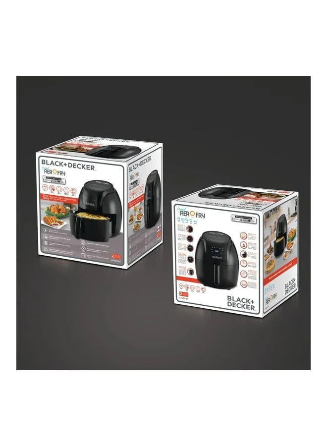 BLACK+DECKER 5.6L/1.5Kg XL Digital Air Fryer For Frying, Grilling, Broiling, Roasting, and Baking 5.6 L 1800 W ‎AF625-B5 Black