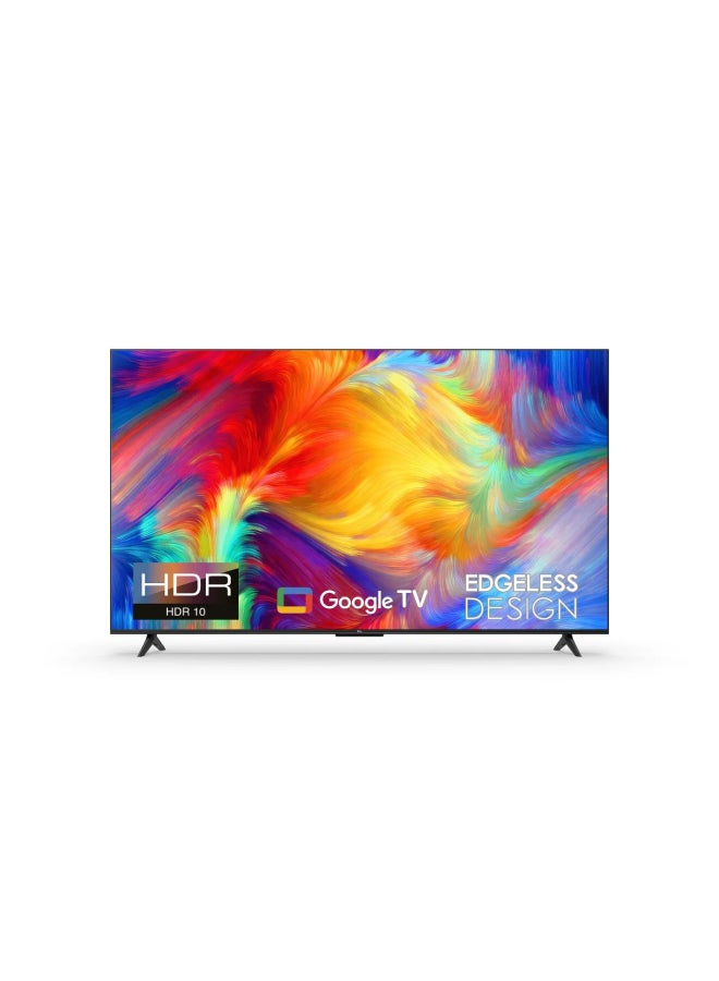 تي سي إل تلفزيون 65 بوصة، 4K HDR 10، ذكي LED، دقة 3840 × 2160، HDMI 3، USB 1 65T635 فضي 65T635 أسود - Image 1