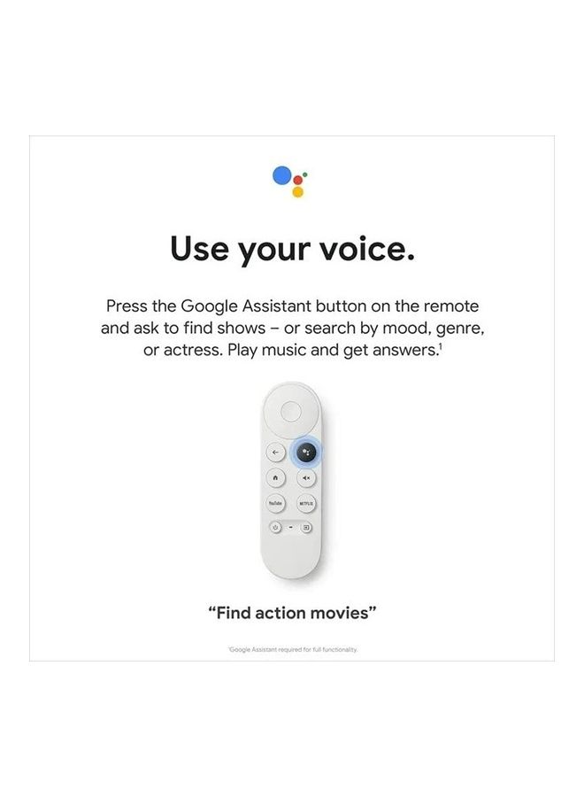 Google - Chromecast With TV HD Remote Streaming Device White - Image 1