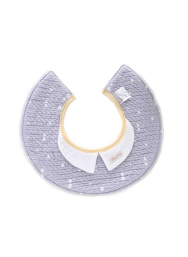 مريلة أطفال ناعمة ومريحة بتصميم خياطة كشكول دوارة من قطعة واحدة - Image 2