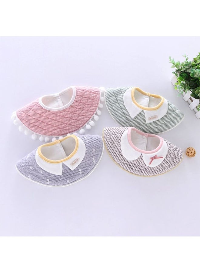 مريلة أطفال ناعمة ومريحة بتصميم خياطة كشكول دوارة من قطعة واحدة - Image 4