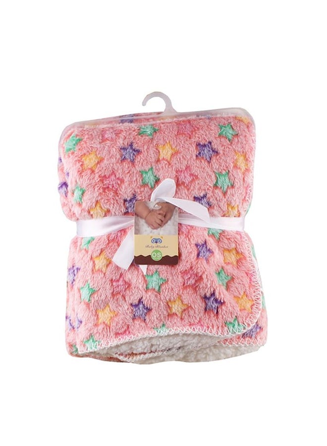 Generic Printed Thicken Soft New Born Swaddle Stroller Baby's Blanket  - Image 2
