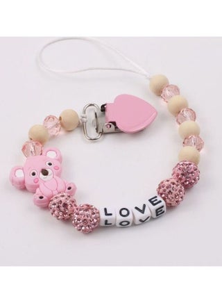 One Piece Crystal Beaded Baby Pacifier Clip - v1668945828/N43819181A_1