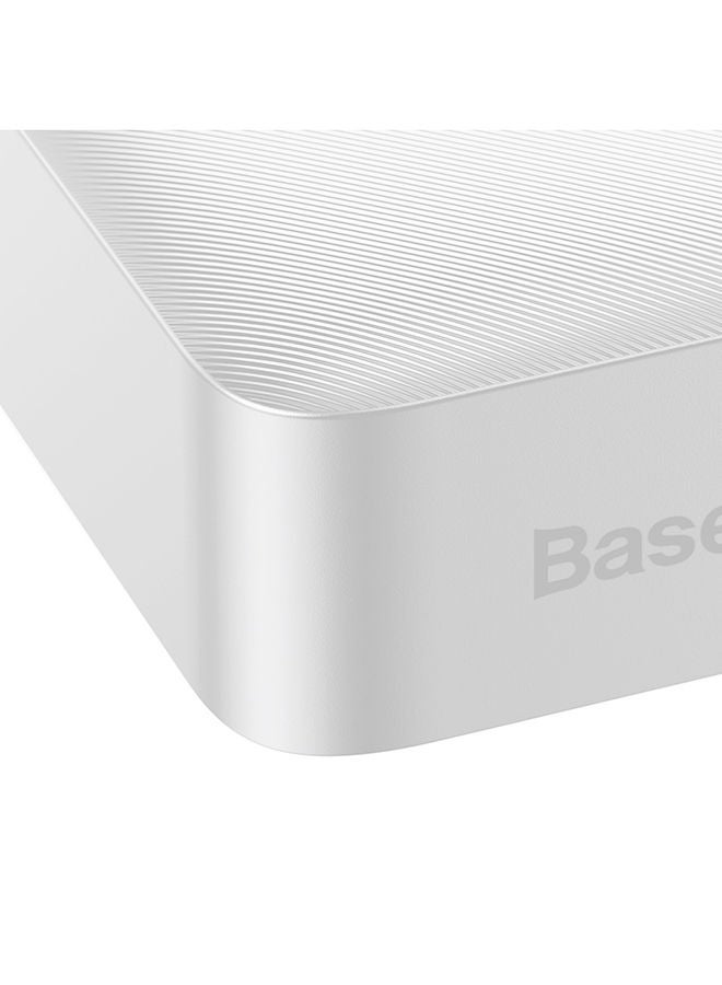 Baseus - 20000 mAh Power Bank 20000mAh 15W PD+QC con Display PPDML-J02- White - Image 1