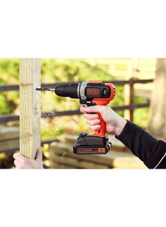 Cordless Drill Driver With 2 Batteries (1.5Ah Li-Ion) And Charger In Kitbox 18V BCD001C2K-GB Orange/Black - v1668962823/N30526393A_4