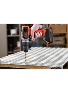 Cordless Drill Driver With 2 Batteries (1.5Ah Li-Ion) And Charger In Kitbox 18V BCD001C2K-GB Orange/Black - v1668962823/N30526393A_5